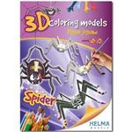 3D Maľovanky - Pavúk