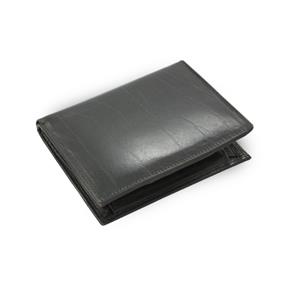 Čierna pánska kožená peňaženka a dokladovka