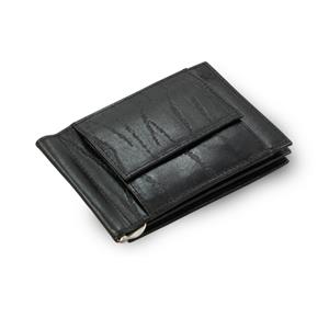 Čierna pánska kožená peňaženka - dolarovka