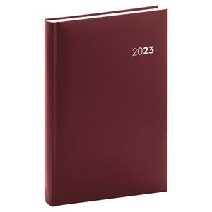 Denný diár 2023 A5 Balacron - bordó