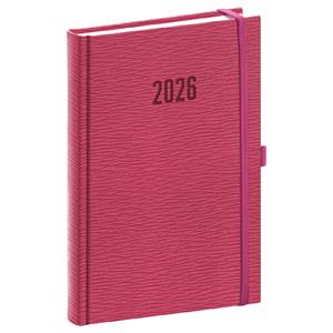 Denný diár 2026 A5 Rivoli - ružová