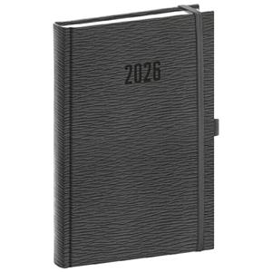 Denný diár 2026 A5 Rivoli - šedá