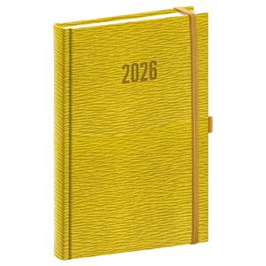 Denný diár 2026 A5 Rivoli - žltozelená