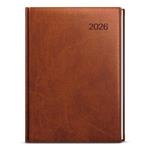Denný diár 2026 David Vivella A5 - hnedá