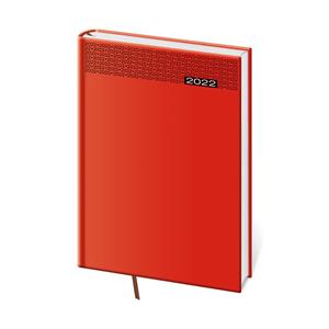 Denný diár A5 2022 Gommato - červená