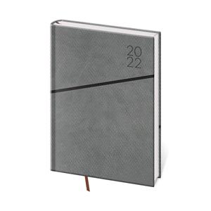 Denný diár A5 2022 Grife sivo/čierna