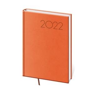 Denný diár A5 2022 Print Pop - oranžová