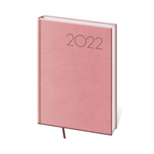 Denný diár A5 2022 Print Pop - ružová