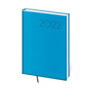 Denný diár A5 2022 Print Pop - svetlo modrá