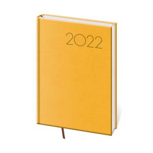 Denný diár A5 2022 Print Pop - žltá
