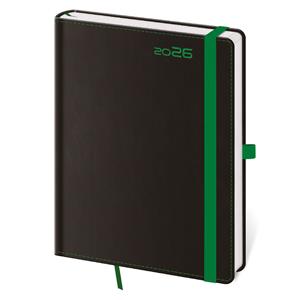 Denný diár A5 2026 Black Green