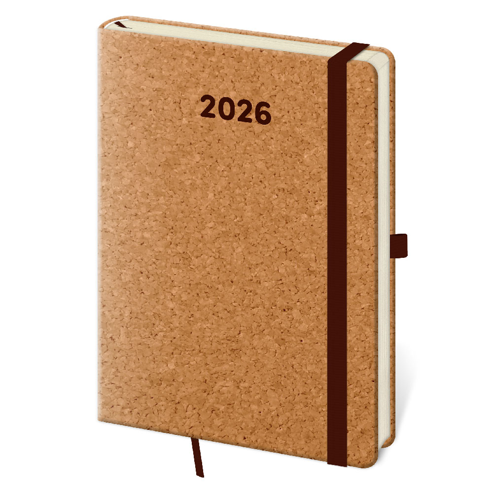 Denný diár A5 2026 Cork