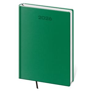 Denný diár A5 2026 Soft - zelená