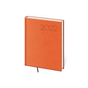 Denný diár B6 2022 Print Pop - oranžová