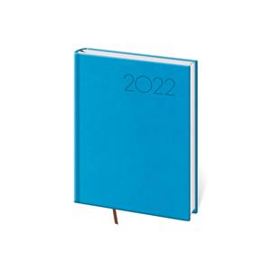 Denný diár B6 2022 Print Pop - svetlo modrá