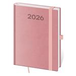 Denný diár B6 2026 Print Pop - ružová