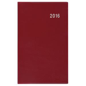 Diár 2016 týždenný vreckový Bořivoj PVC - bordó