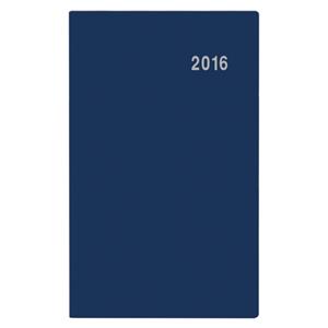 Diár 2016 týždenný vreckový Bořivoj PVC - modrá