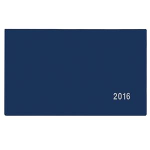 Diár 2016 týždenný vreckový Cyril PVC - modrá