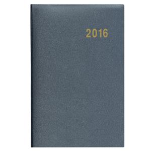 Diár 2016 týždenný vreckový Gustav LUX - strieborná