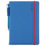 Diár AMOS denný A5 2027 slovenský - modrá/červená gumička