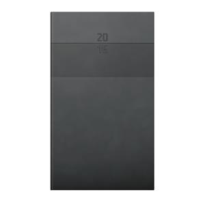 Diár Aprint týždenný vreckový A5 2016 - čierna