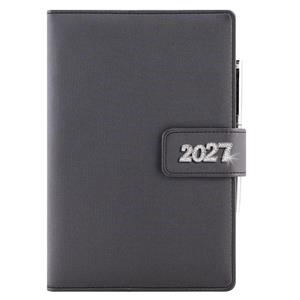 Diár BRILIANT denný A5 2027 polský - čierna
