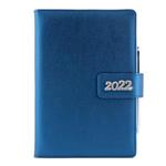 Diár BRILIANT denný B6 2022 - modrá