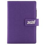 Diár BRILIANT týždenný A5 2026 - fialová