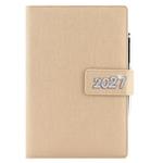 Diár BRILIANT týždenný B6 2027 - zlatá