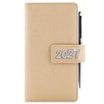 Diár BRILIANT týždenný vreckový 2027 slovenský - zlatá