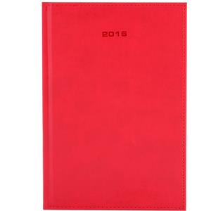 Diár český denný A5 Libra - červená