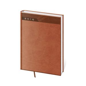 Diár denný 2016 A5 Print Classic - anglická červená