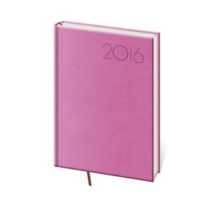 Diár denný 2016 A5 Print Pop - fialová