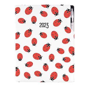 Diár DESIGN denný A4 2023 - Lienka