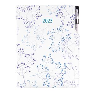Diár DESIGN denný A4 2023 - Lúčne kvety