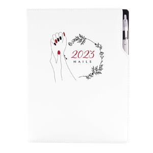 Diár DESIGN denný A4 2023 - Nails