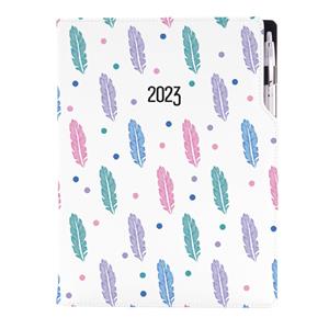 Diár DESIGN denný A4 2023 - Pierka