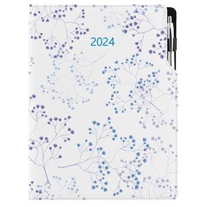 Diár DESIGN denný A4 2024 - Lúčne kvety