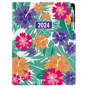 Diár DESIGN denný A4 2024 - Tropic