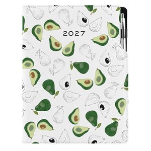 Diár DESIGN denný A4 2027 - Avokádo