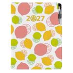Diár DESIGN denný A4 2027 - Citron