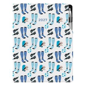 Diár DESIGN denný A4 2027 - Futbal