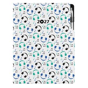 Diár DESIGN denný A4 2027 - Music