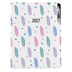 Diár DESIGN denný A4 2027 - Pierka