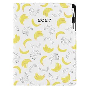 Diár DESIGN denný A4 2027 poľský - Banán