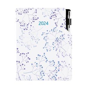 Diár DESIGN denný A5 2024 slovenský - Lúčne kvety