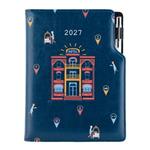 Diár DESIGN denný  A5 2027 slovenský - modrá - Hotel