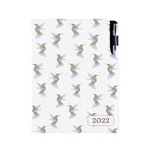 Diár DESIGN denný B6 2022 poľský - Kolibrík
