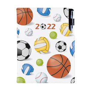 Diár DESIGN denný B6 2022 - Šport